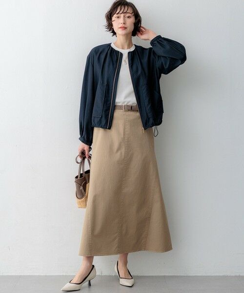 L size ONWARD(大きいサイズ) / エルサイズオンワード その他アウター | シアータンブラー ダブルポケット ブルゾン | 詳細1