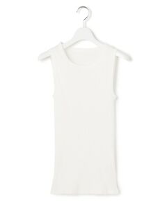 L size ONWARD(大きいサイズ) / エルサイズオンワード タンクトップ | オーガニックリブ タンクトップ