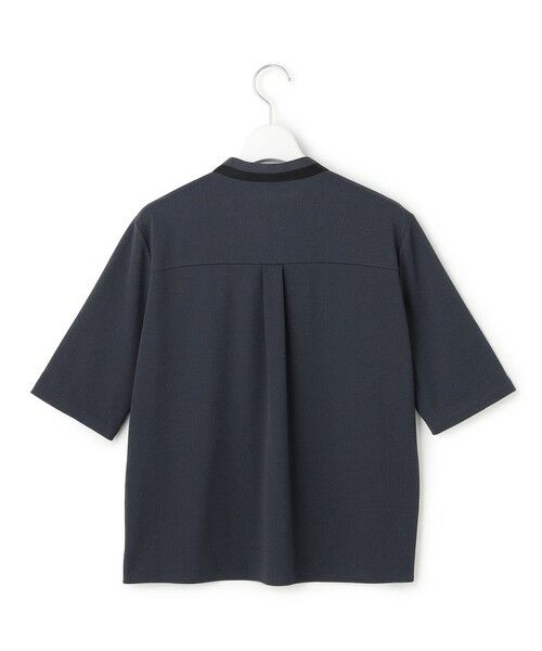 L size ONWARD(大きいサイズ) / エルサイズオンワード カットソー | スパンプラチナムジョーゼット ナロータイカットソー | 詳細13