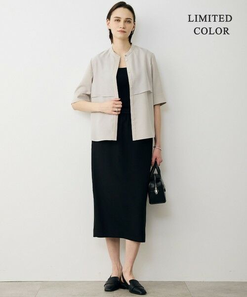 L size ONWARD(大きいサイズ) / エルサイズオンワード タンクトップ | 【WEB限定カラーあり】 ブロードステッチリブ タンクトップ | 詳細10