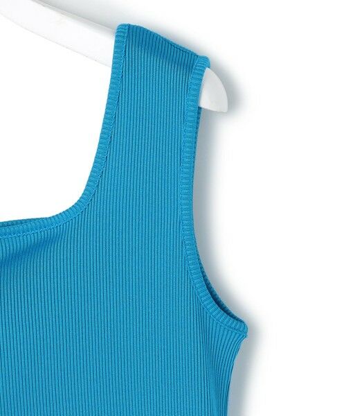 L size ONWARD(大きいサイズ) / エルサイズオンワード タンクトップ | ブライトステッチリブ タンクトップ | 詳細6