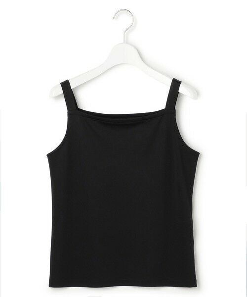 L size ONWARD(大きいサイズ) / エルサイズオンワード キャミソール・チューブトップ | レーヨンブライトポンチ キャミソール（ブラック）