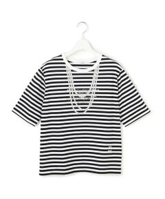 L size ONWARD(大きいサイズ) / エルサイズオンワード カットソー | 【30th ANNIVERSARY】 PARIS ボーダーTシャツ