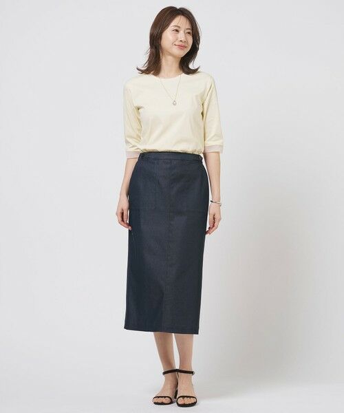 L size ONWARD(大きいサイズ) / エルサイズオンワード カットソー | スムースジャージー カットソー | 詳細10