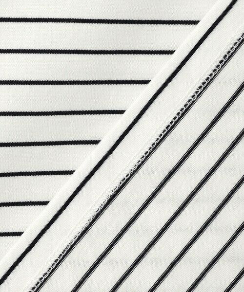 L size ONWARD(大きいサイズ) / エルサイズオンワード カットソー | スムースジャージー ボーダー カットソー | 詳細9