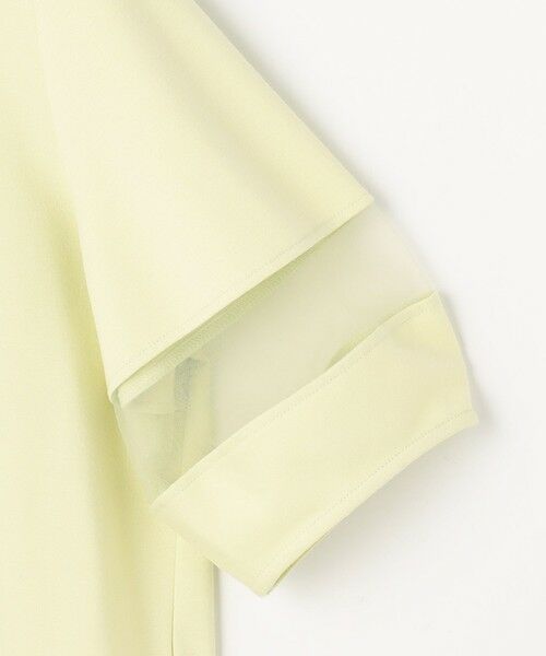 L size ONWARD(大きいサイズ) / エルサイズオンワード カットソー | チュール切替ランタンスリーブ プルオーバー | 詳細15