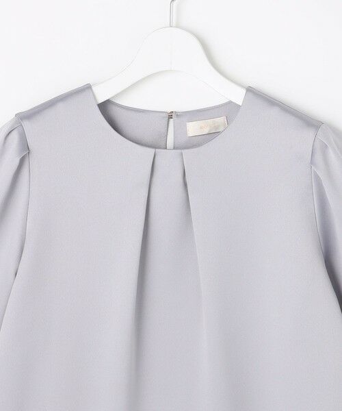 L size ONWARD(大きいサイズ) / エルサイズオンワード シャツ・ブラウス | 【2WAY】サテン ブラウス | 詳細9