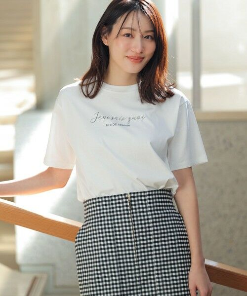 L size ONWARD(大きいサイズ) / エルサイズオンワード カットソー | ビジュープリント Ｔシャツ | 詳細1