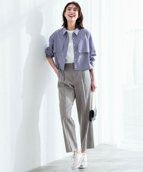 L size ONWARD(大きいサイズ) / エルサイズオンワード カットソー | ビジュープリント Ｔシャツ | 詳細3