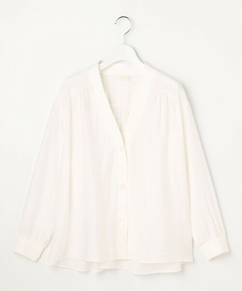 L size ONWARD(大きいサイズ) / エルサイズオンワード カーディガン・ボレロ | シアーギャザー カーディガン | 詳細3