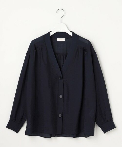 L size ONWARD(大きいサイズ) / エルサイズオンワード カーディガン・ボレロ | シアーギャザー カーディガン | 詳細13