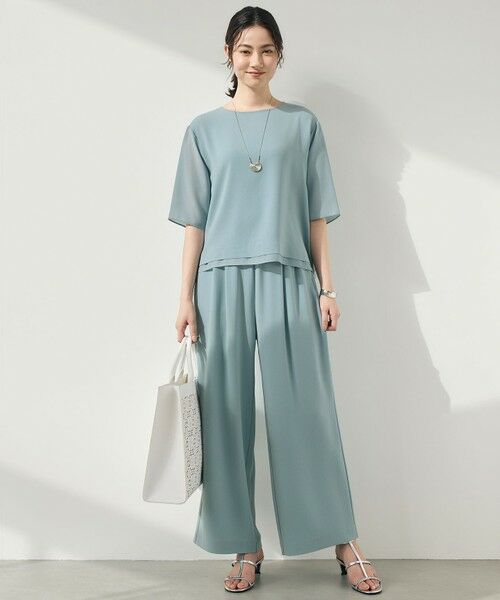 L size ONWARD(大きいサイズ) / エルサイズオンワード カットソー | 【カタログ掲載】ストレッチアムンゼン Tブラウス | 詳細12