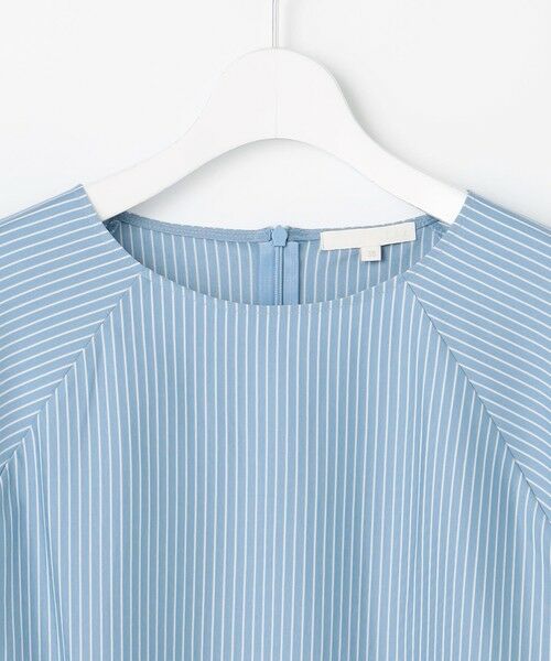 L size ONWARD(大きいサイズ) / エルサイズオンワード カットソー | ストライプコットンタイプライター | 詳細7