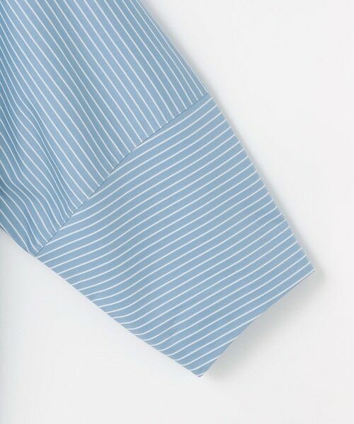 L size ONWARD(大きいサイズ) / エルサイズオンワード カットソー | ストライプコットンタイプライター | 詳細8