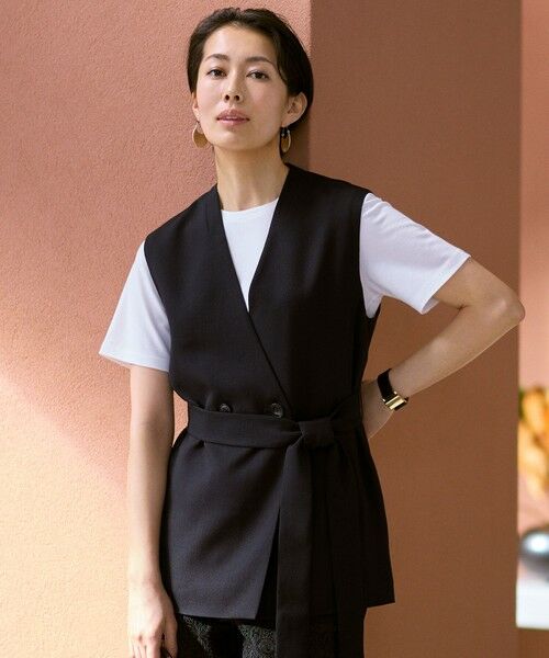 L size ONWARD(大きいサイズ) / エルサイズオンワード カットソー | 【カタログ掲載・シルエットアップデート】ハイカウント Tシャツ（オフ）