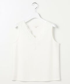 L size ONWARD(大きいサイズ) / エルサイズオンワード タンクトップ | 【カタログ掲載】コンパクトハイゲージレース タンクトップ