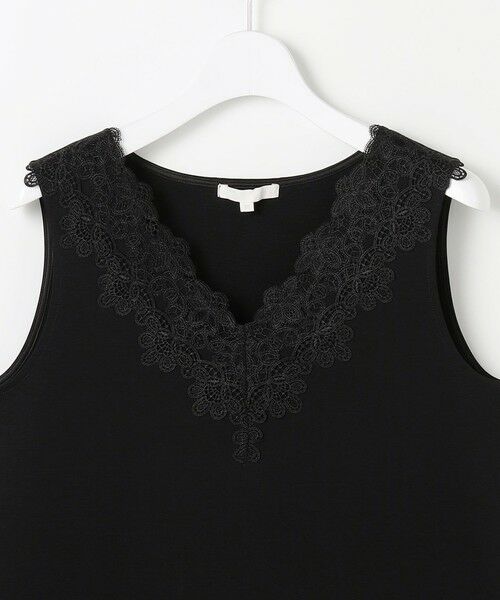 L size ONWARD(大きいサイズ) / エルサイズオンワード タンクトップ | 【カタログ掲載】コンパクトハイゲージレース タンクトップ | 詳細4