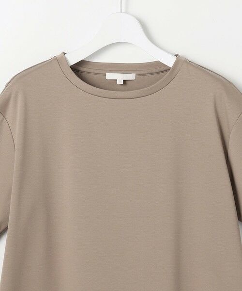 L size ONWARD(大きいサイズ) / エルサイズオンワード カットソー | 【SHIHOさん着用】コンパクトハイゲージフリンジ Tシャツ | 詳細7