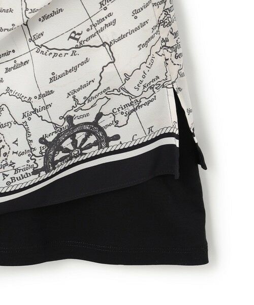 L size ONWARD(大きいサイズ) / エルサイズオンワード カットソー | 【一部予約】スカーフコンビジャージー カットソー | 詳細12