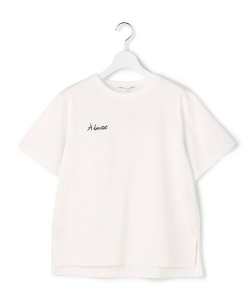 L size ONWARD(大きいサイズ) / エルサイズオンワード カットソー | バック刺繍 メッセージロゴ Tシャツ | 詳細4