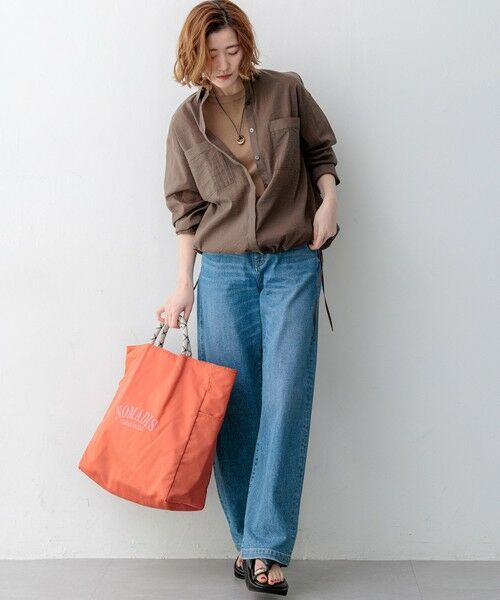 L size ONWARD(大きいサイズ) / エルサイズオンワード カットソー | スビンギザコットン フレア Tシャツ | 詳細8