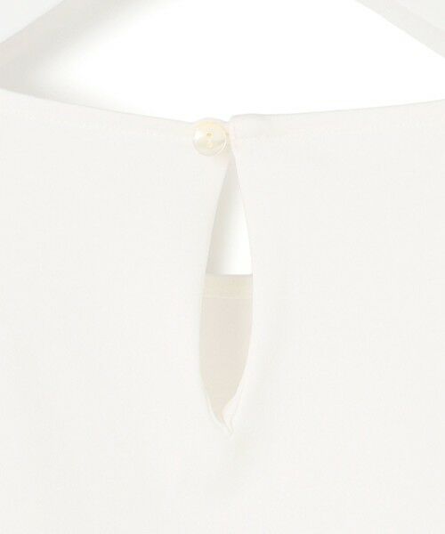 L size ONWARD(大きいサイズ) / エルサイズオンワード カットソー | スカーフコンビジャージー ウエストデザイン カットソー | 詳細10