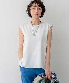 L size ONWARD(大きいサイズ) / エルサイズオンワード カットソー | ジョーゼットフレンチスリーブ カットソー