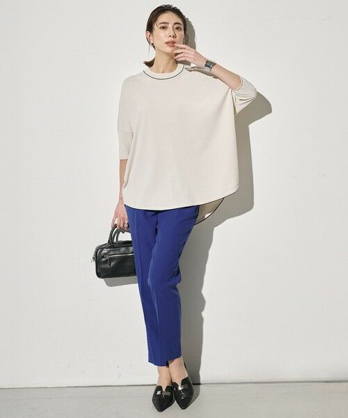 L size ONWARD(大きいサイズ) / エルサイズオンワード ニット・セーター | 【WEB限定カラーあり】VIS/NYハイゲージ プルオーバーニット | 詳細1