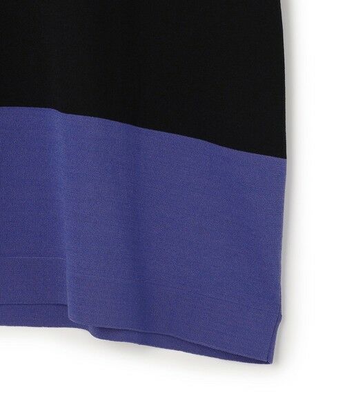 L size ONWARD(大きいサイズ) / エルサイズオンワード ニット・セーター | VIS/NYハイゲージ バイカラーニットT | 詳細11