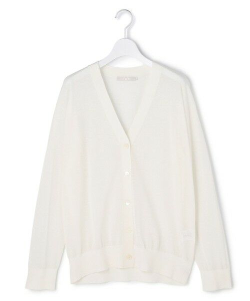 L size ONWARD(大きいサイズ) / エルサイズオンワード カーディガン・ボレロ | リネンブレンドシアー カーディガン | 詳細4