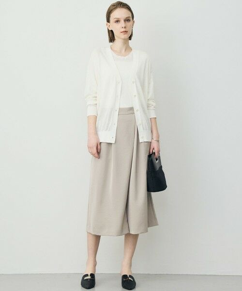 L size ONWARD(大きいサイズ) / エルサイズオンワード カーディガン・ボレロ | リネンブレンドシアー カーディガン | 詳細2