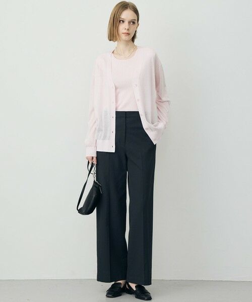 L size ONWARD(大きいサイズ) / エルサイズオンワード ニット・セーター | オーガニックコットン リブニット | 詳細3