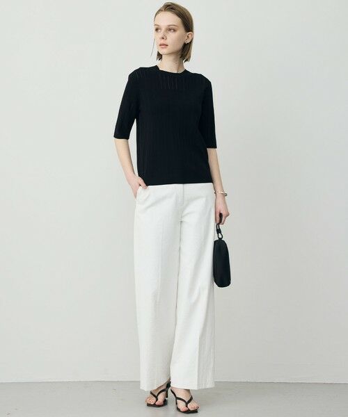 L size ONWARD(大きいサイズ) / エルサイズオンワード ニット・セーター | レースパターン ニット | 詳細14