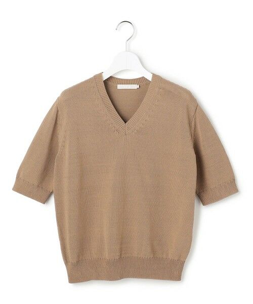 L size ONWARD(大きいサイズ) / エルサイズオンワード ニット・セーター | ブライトコイル Vネックニット | 詳細6