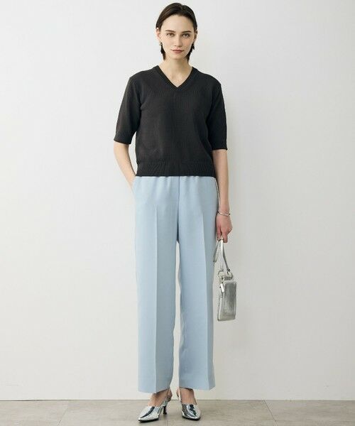 L size ONWARD(大きいサイズ) / エルサイズオンワード ニット・セーター | ブライトコイル Vネックニット | 詳細12