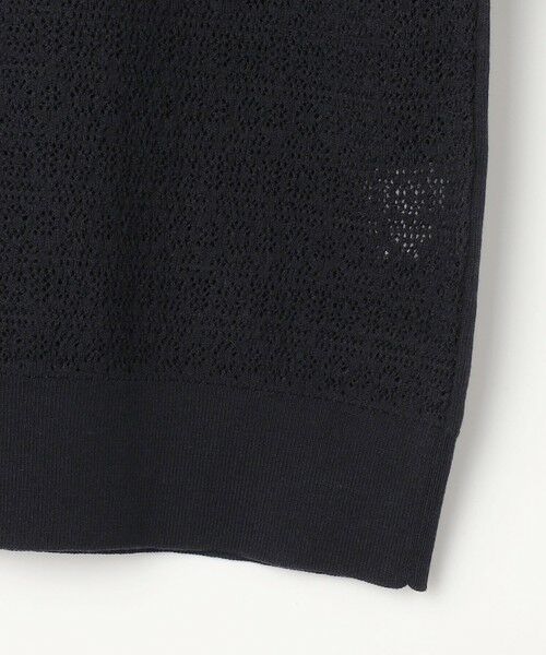 L size ONWARD(大きいサイズ) / エルサイズオンワード ブルゾン | Lace Jacquard ニット ブルゾン | 詳細7