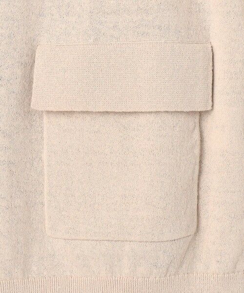 L size ONWARD(大きいサイズ) / エルサイズオンワード ブルゾン | LINEN COTTON BLEND ニット ブルゾン | 詳細9