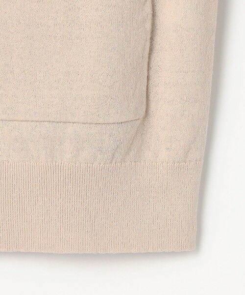 L size ONWARD(大きいサイズ) / エルサイズオンワード ブルゾン | LINEN COTTON BLEND ニット ブルゾン | 詳細10