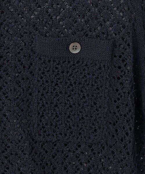 L size ONWARD(大きいサイズ) / エルサイズオンワード カーディガン・ボレロ | LINEN COTTON BLEND ニット カーディガン | 詳細9