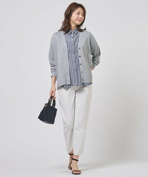 L size ONWARD(大きいサイズ) / エルサイズオンワード カーディガン・ボレロ | Vis/Pe スパーク ニット カーディガン | 詳細3