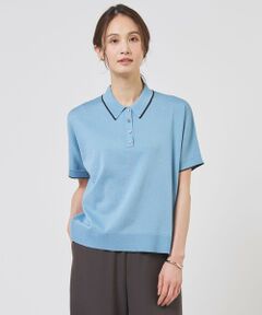 L size ONWARD(大きいサイズ) / エルサイズオンワード ニット・セーター | DRY COTTON ポロ ニット