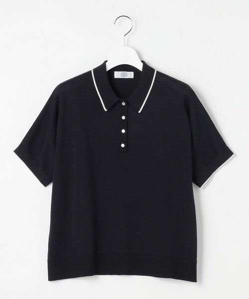 L size ONWARD(大きいサイズ) / エルサイズオンワード ニット・セーター | DRY COTTON ポロ ニット | 詳細2