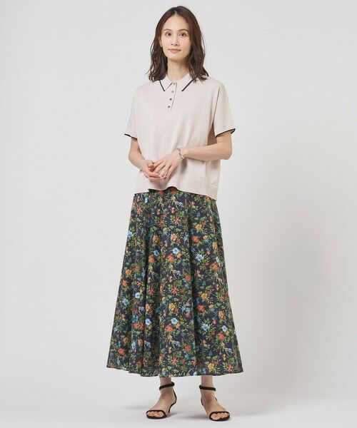 L size ONWARD(大きいサイズ) / エルサイズオンワード ニット・セーター | DRY COTTON ポロ ニット | 詳細1