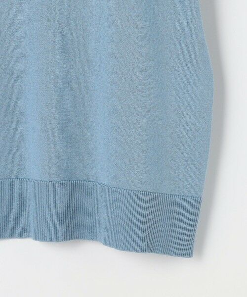 L size ONWARD(大きいサイズ) / エルサイズオンワード ニット・セーター | DRY COTTON ポロ ニット | 詳細7