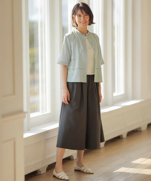 L size ONWARD(大きいサイズ) / エルサイズオンワード タンクトップ | 【レイヤードスタイルに】FINE COTTON SLEEVELESS タンクトップ | 詳細2