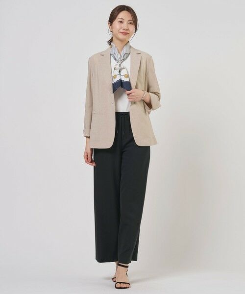 L size ONWARD(大きいサイズ) / エルサイズオンワード タンクトップ | 【レイヤードスタイルに】FINE COTTON SLEEVELESS タンクトップ | 詳細10