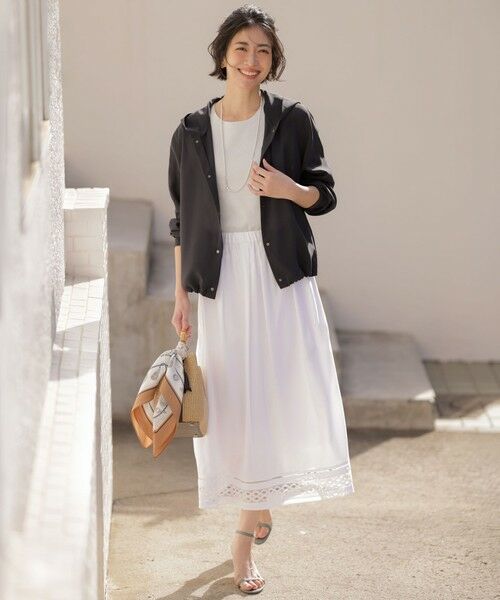 L size ONWARD(大きいサイズ) / エルサイズオンワード タンクトップ | 【レイヤードスタイルに】FINE COTTON SLEEVELESS タンクトップ | 詳細26