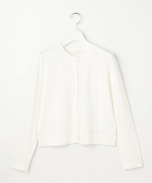 L size ONWARD(大きいサイズ) / エルサイズオンワード カーディガン・ボレロ | 【好印象ブライトニット】ラメライン カーディガン | 詳細4