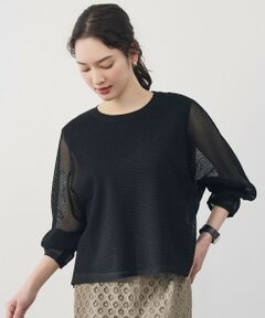 L size ONWARD(大きいサイズ) / エルサイズオンワード ニット・セーター | ライトメッシュ プルオーバー