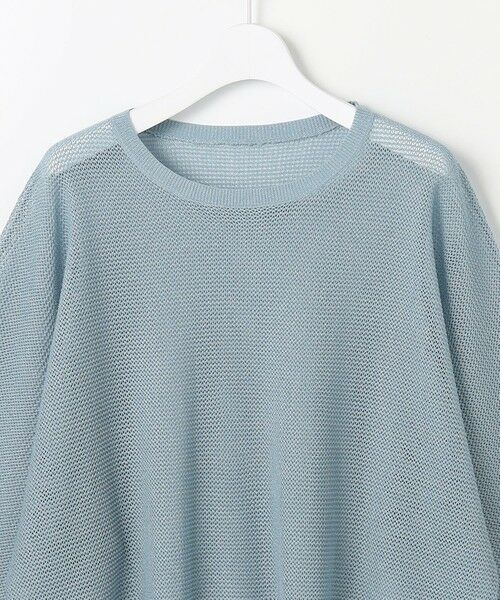 L size ONWARD(大きいサイズ) / エルサイズオンワード ニット・セーター | ライトメッシュ プルオーバー | 詳細5